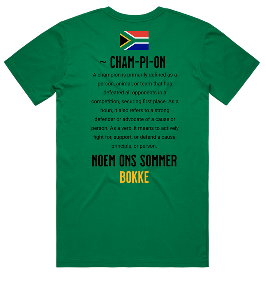 RWC 2027 - Springboks Fan Shirts