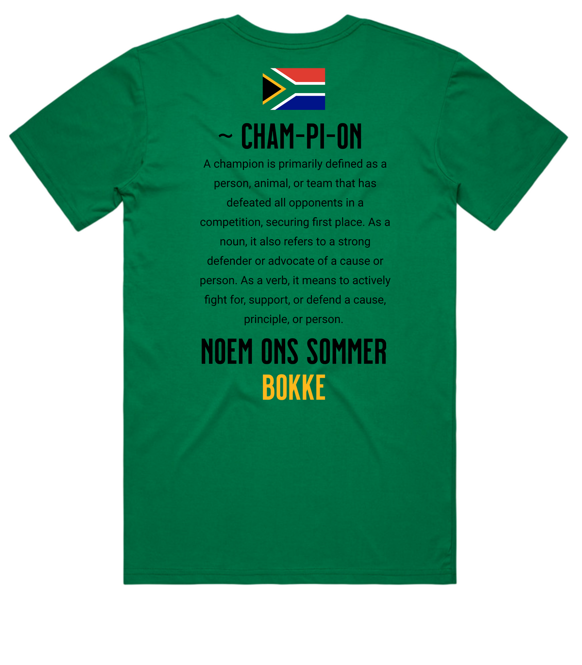 RWC 2027 - Springboks Fan Shirts