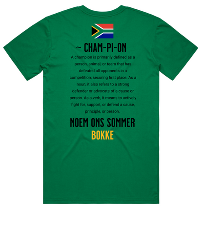 RWC 2027 - Springboks Fan Shirts