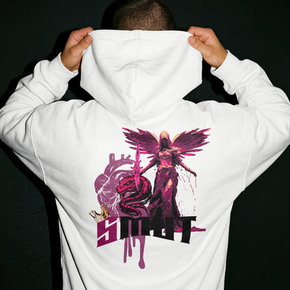 SMUT - Premium White Hoodie - Angel