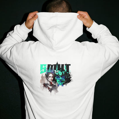 SMUT - Premium White Hoodie - The Queen